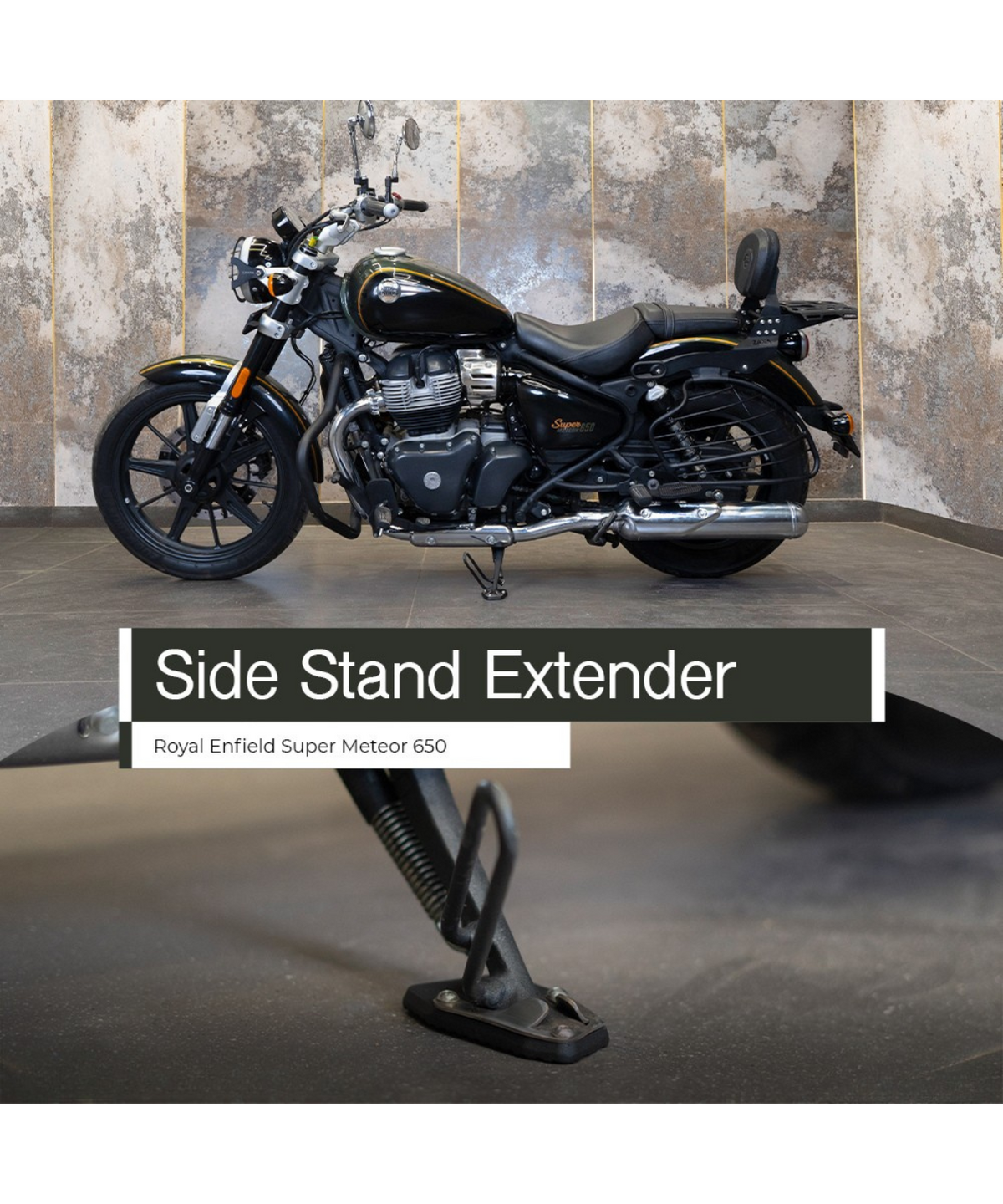 Zana Royal Enfield Super Meteor 650 Side Stand Extender - ZI-8360 - Zana