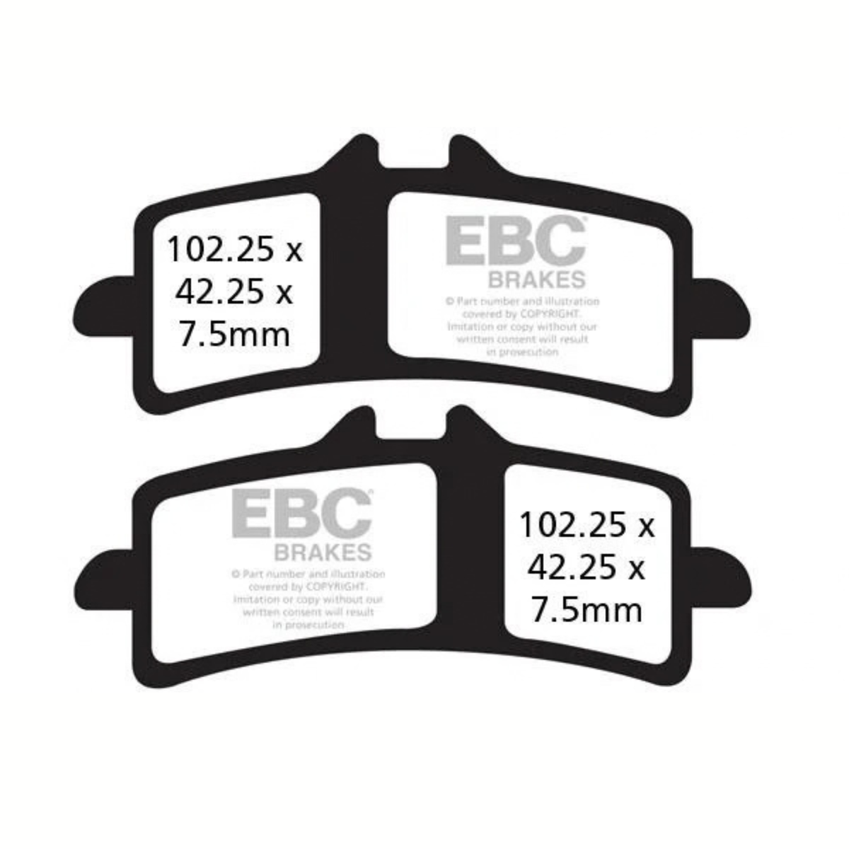 EBC Aprilia RSV4 (2015-2020) Fully Sintered Brake Pads
