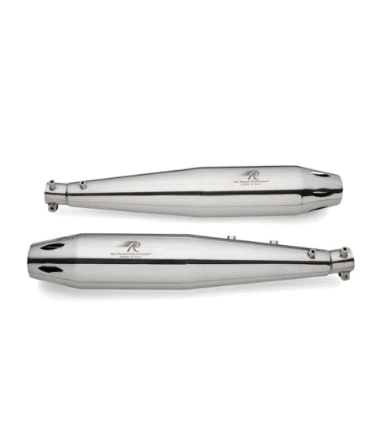 Red Rooster Performance Atlas Pro Exhaust for Royal Enfield Classic 650 - Silver Polish