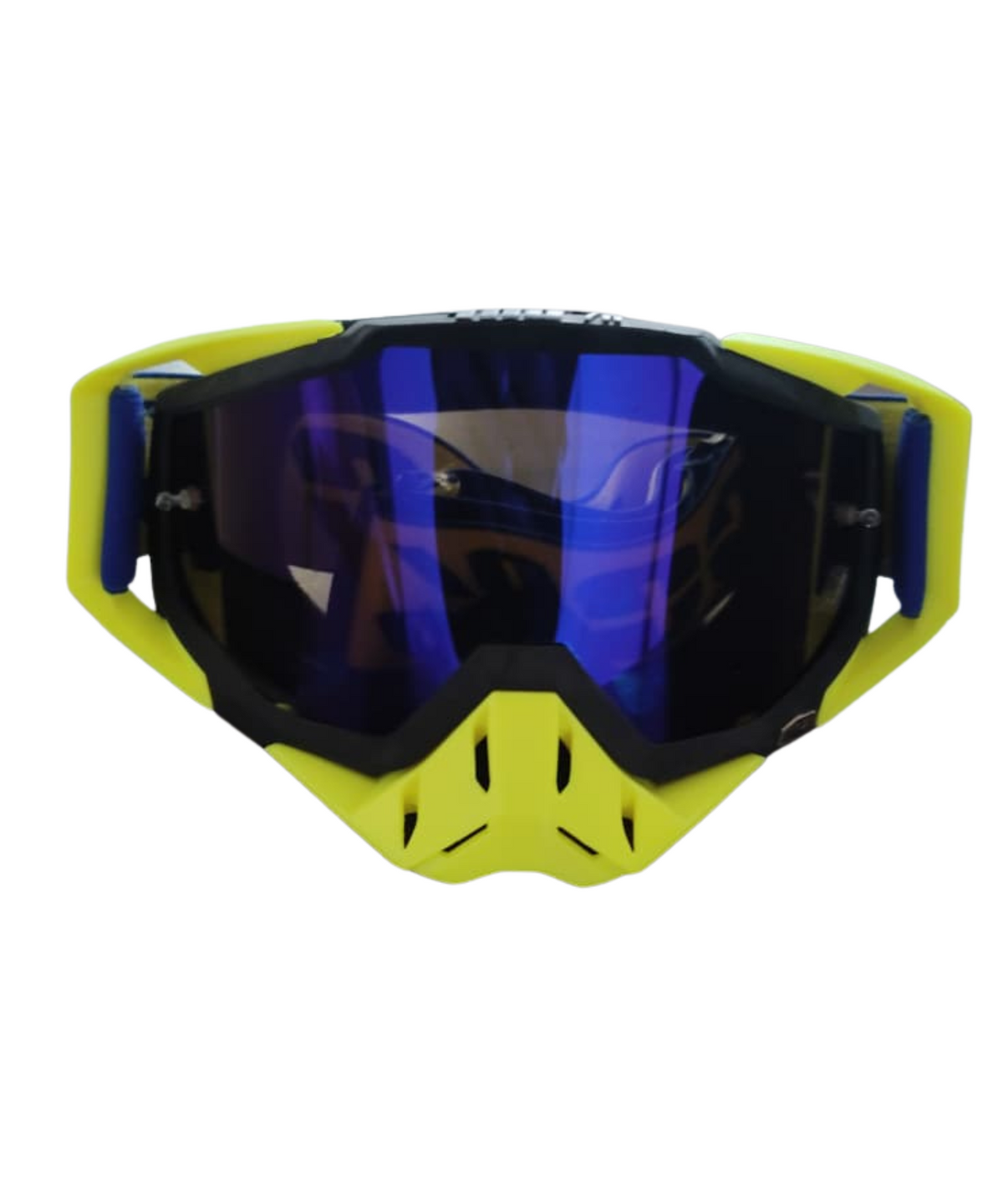 100% ADV Racecraft Mirror Black Lens Goggle - Yellow Black - 100%