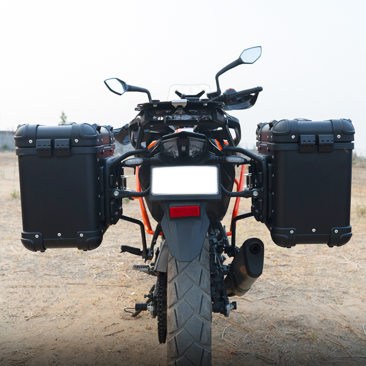 Zana KTM ADV 250/390 (2025) Aluminium R-Flat Pannier 36L - Black - ZI-8491-RB - Zana
