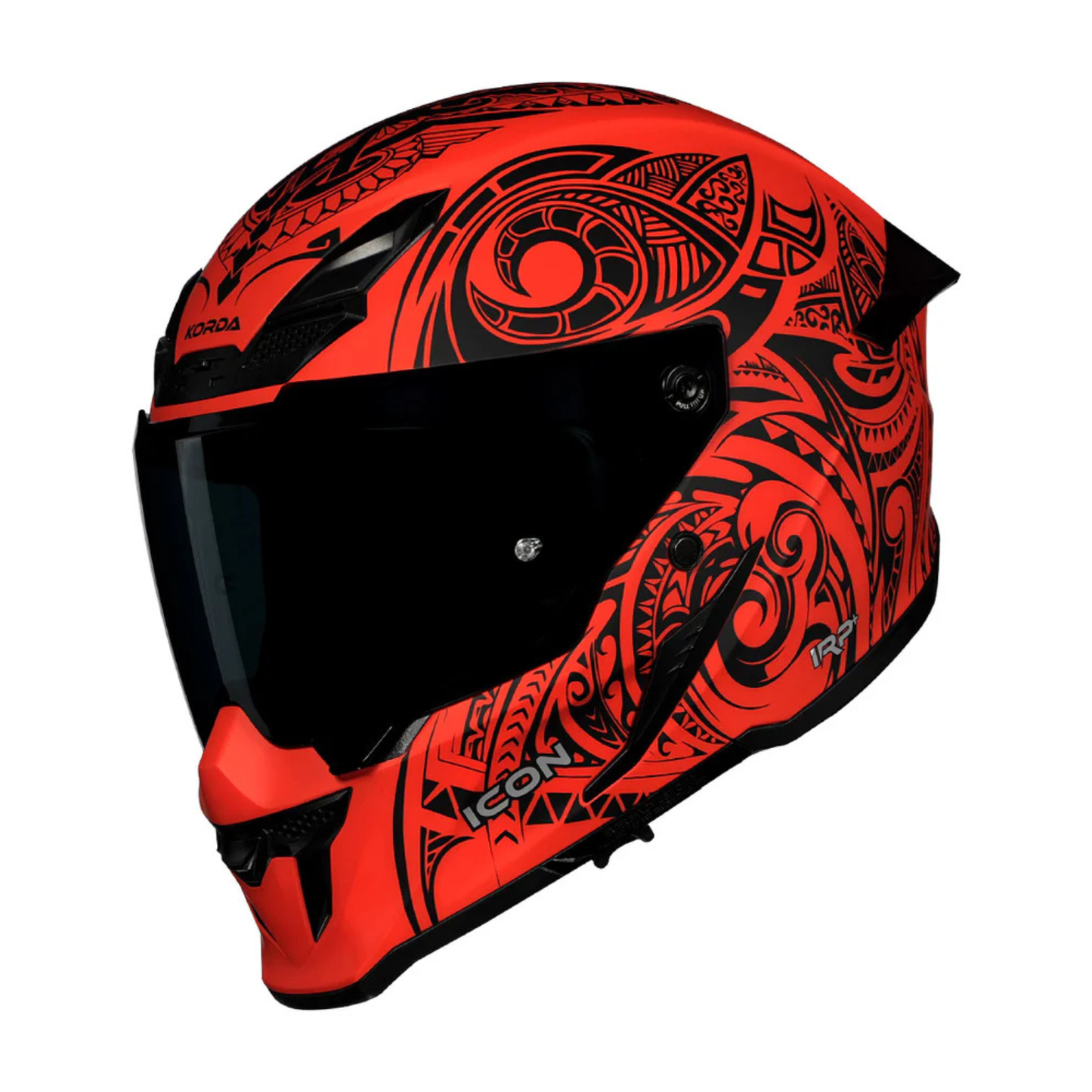 Korda Icon Maori Helmet - Matt Red