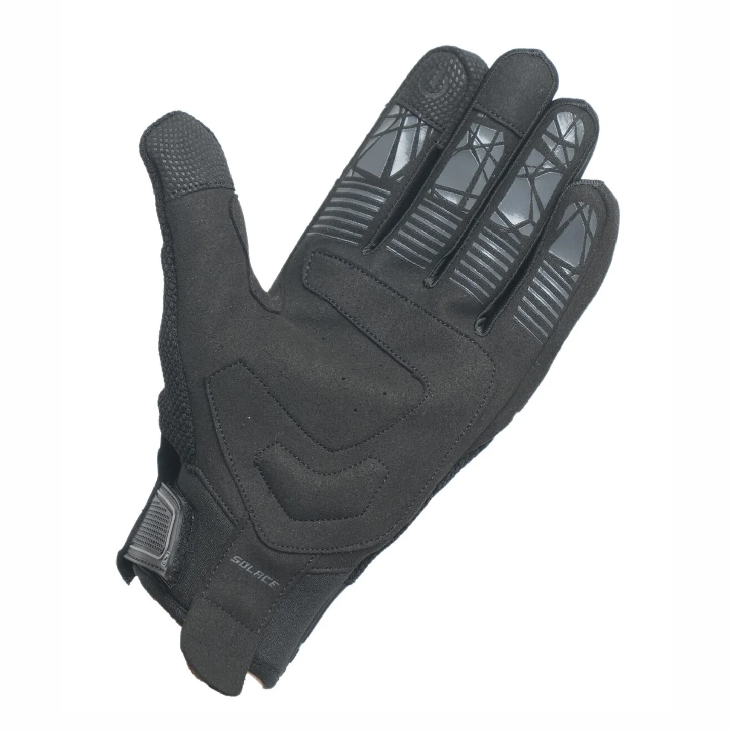 Solace X-Pro Motorcycle Riding Gloves - Black