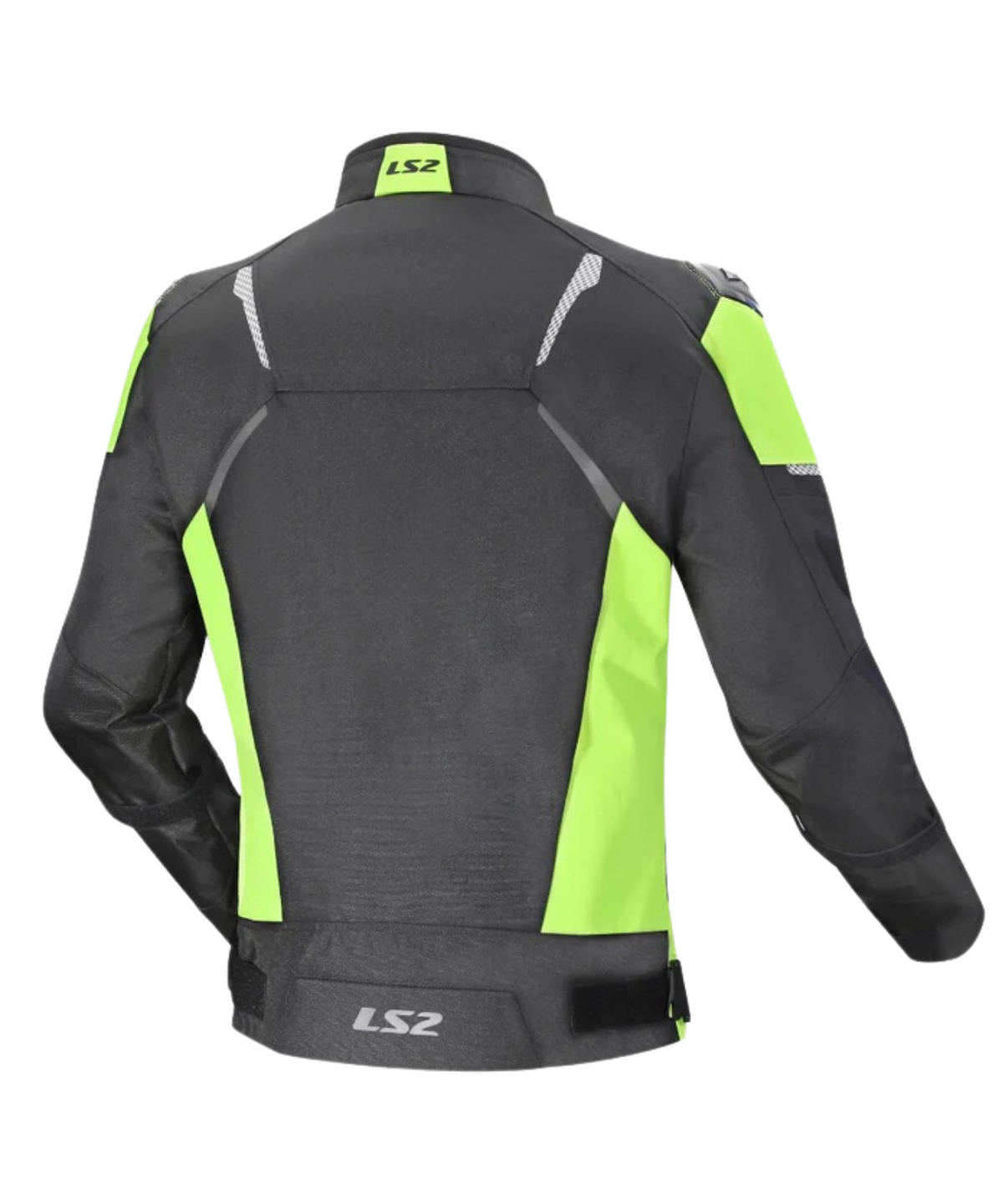LS2 Zoom Man Riding Jacket - Black Yellow - LS2