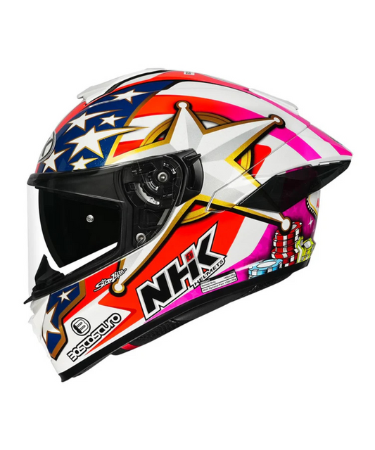 NHK K5R Alonso Helmet - Multicolour