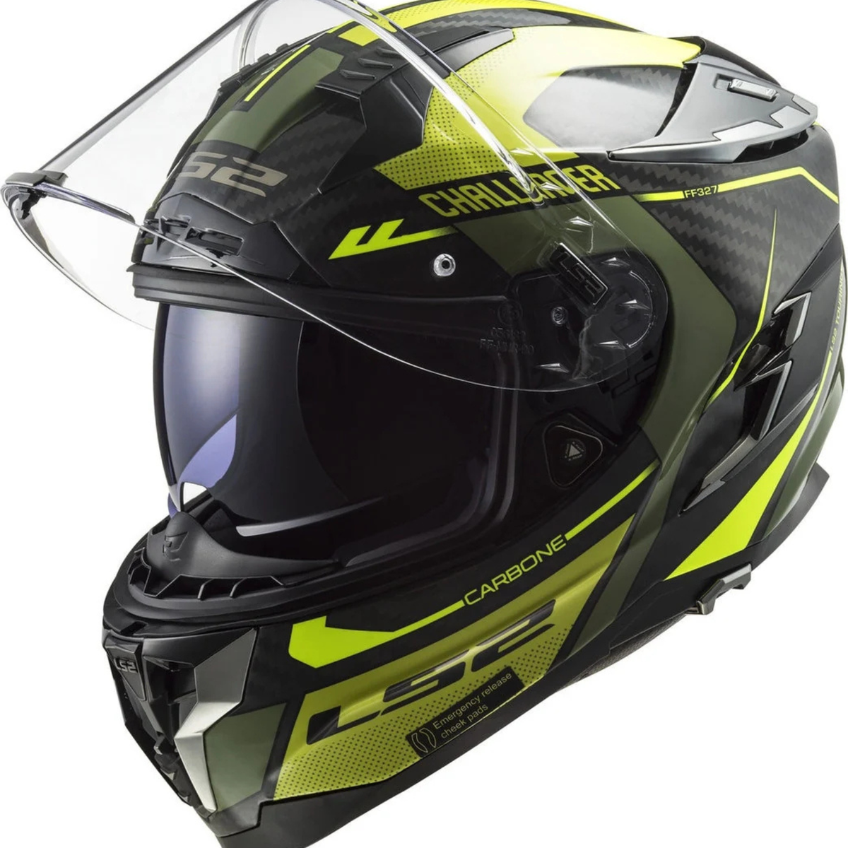 LS2 FF327 Challenger CT2 Thorn Helmet - Military Green - LS2