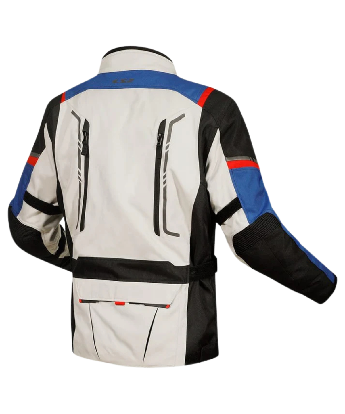 LS2 Narvik Riding Jacket - Blue Black Grey Red - LS2