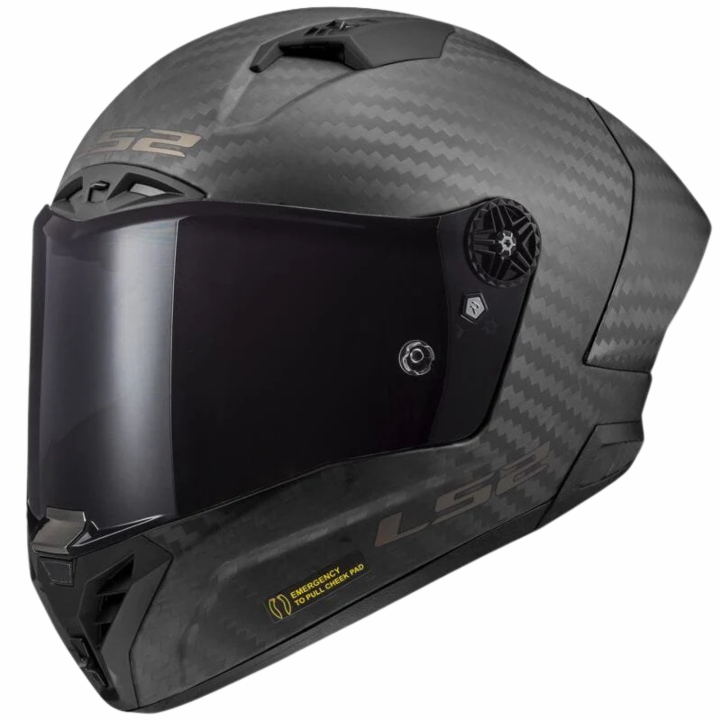LS2 FF805 Thunder GP Aero Carbon Fiber Helmet (ECE R 22.06) - Gloss Black