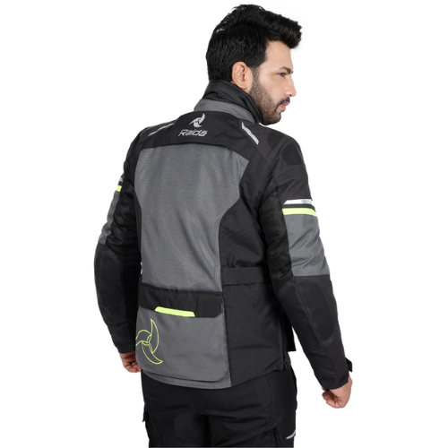 Raida Rover 2 Riding Jacket - Grey Hiviz