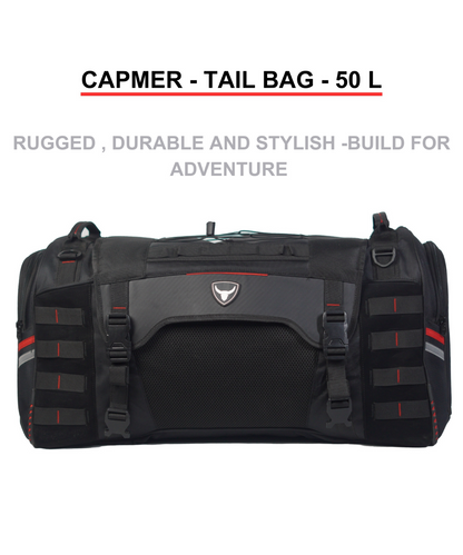 Bison ProGear Camper 50L Tail Bag - Black