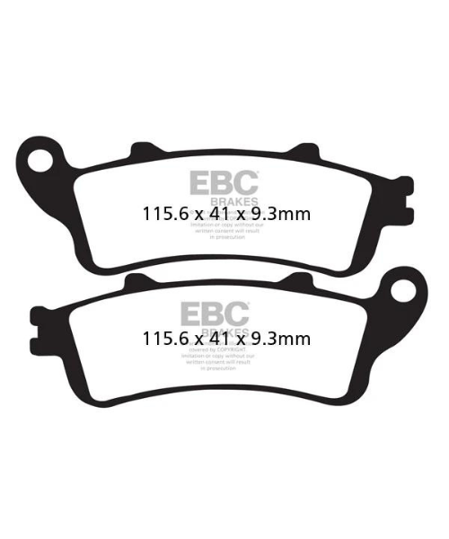 EBC Brake Pads - Double H Sintered Brakes - FA281HH