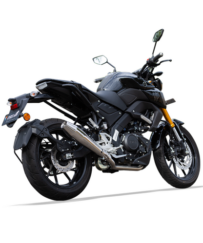 Silver Stallion Yamaha Strom M15 Full System Performace Exhaust - Silver