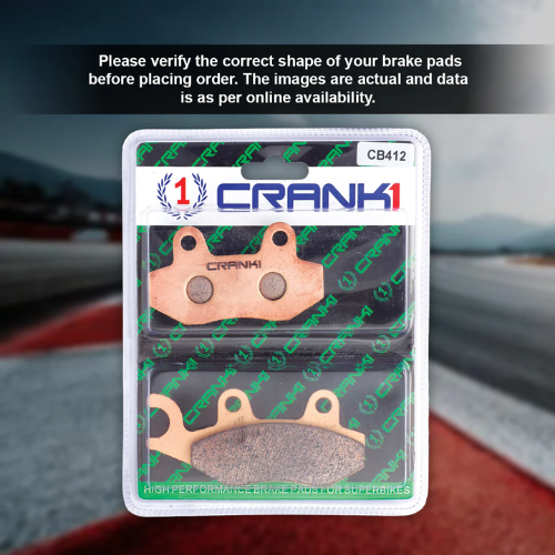 Crank1 Fully Sintered Brake Pads For Triumph Bonneville A3 Air Cooled