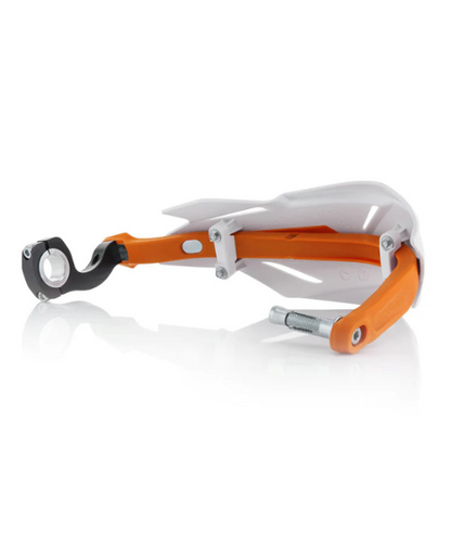 Acerbis X- FACTORY Universal Hand Guards - White/Orange