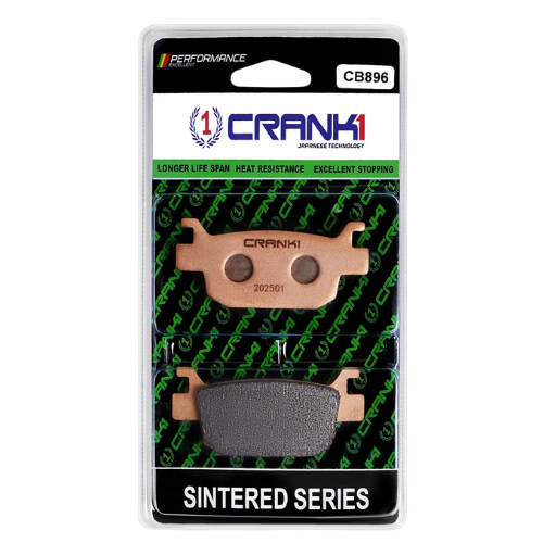 Crank1 Fully Sintered H2 Series Brake Pads for Benelli TNT 25 (2015 Onwards)
