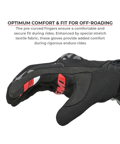 Viaterra Roost V2 Offroad Motorcycle Gloves - Marine