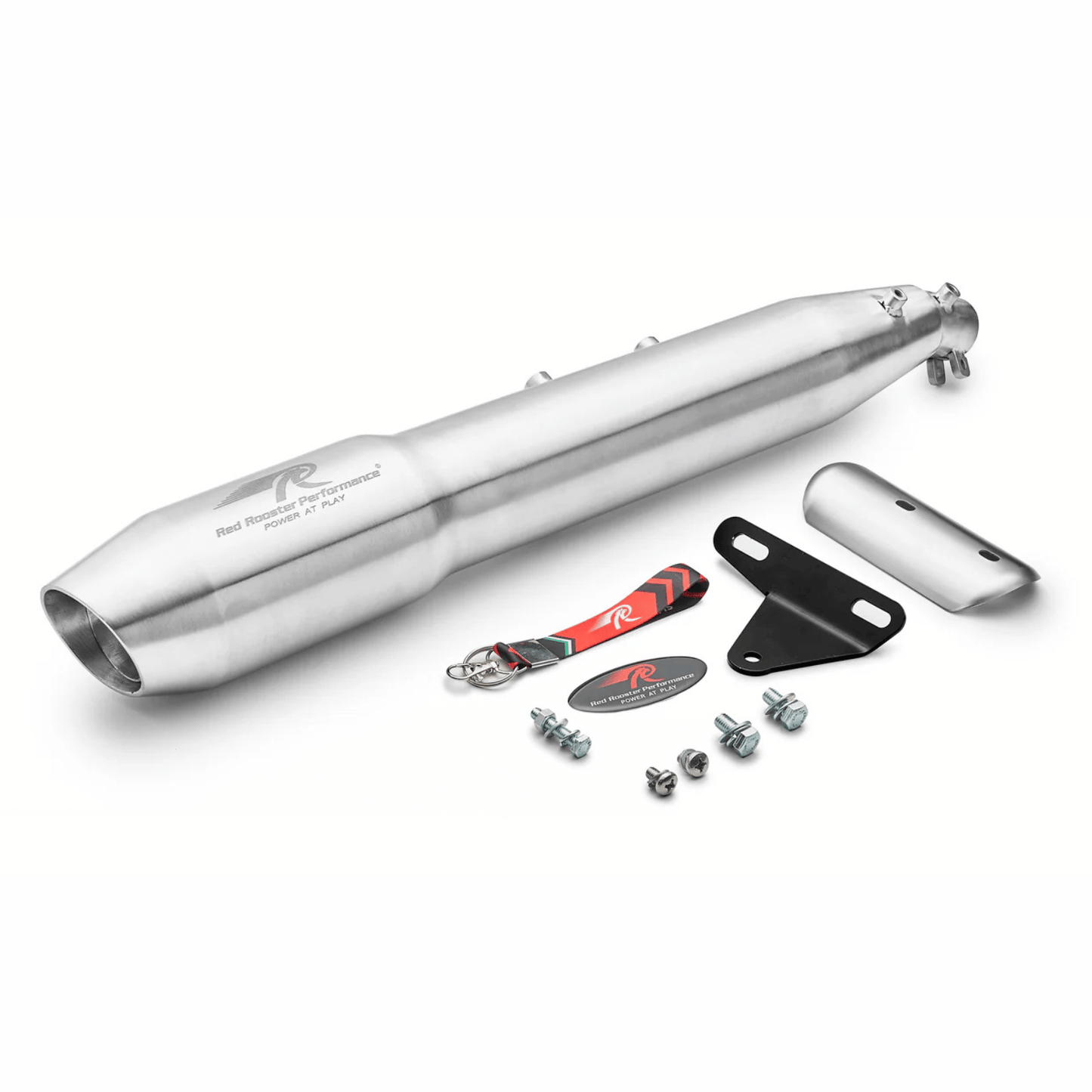 Red Rooster Performance Pegasus Max Exhaust - Silver Matte
