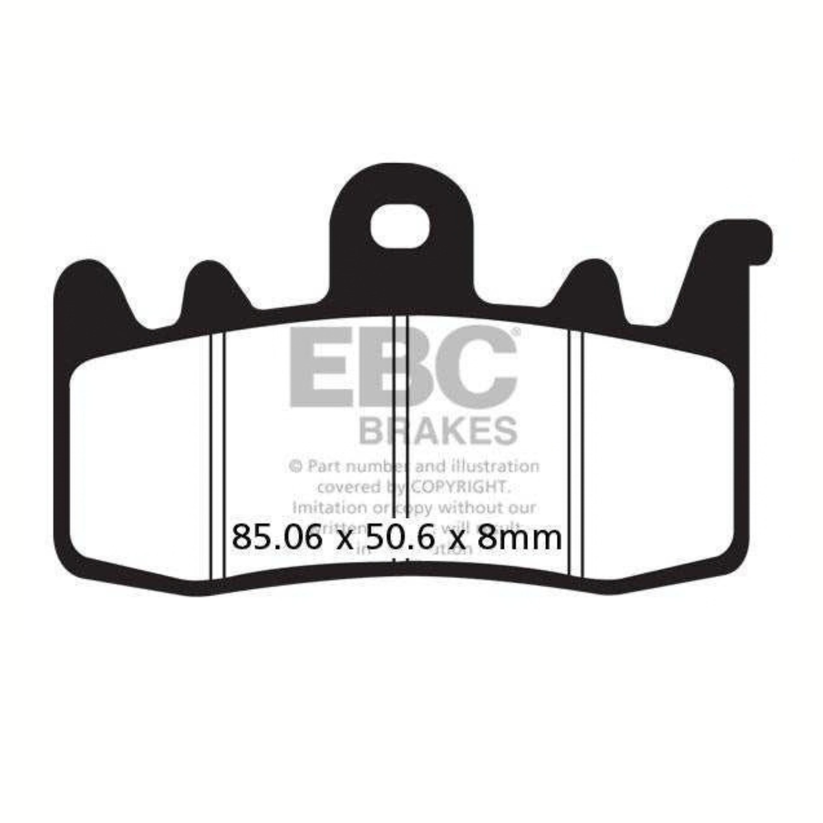 EBC Aprilia RS 660 (2021 Onwards) Fully Sintered Brake Pads