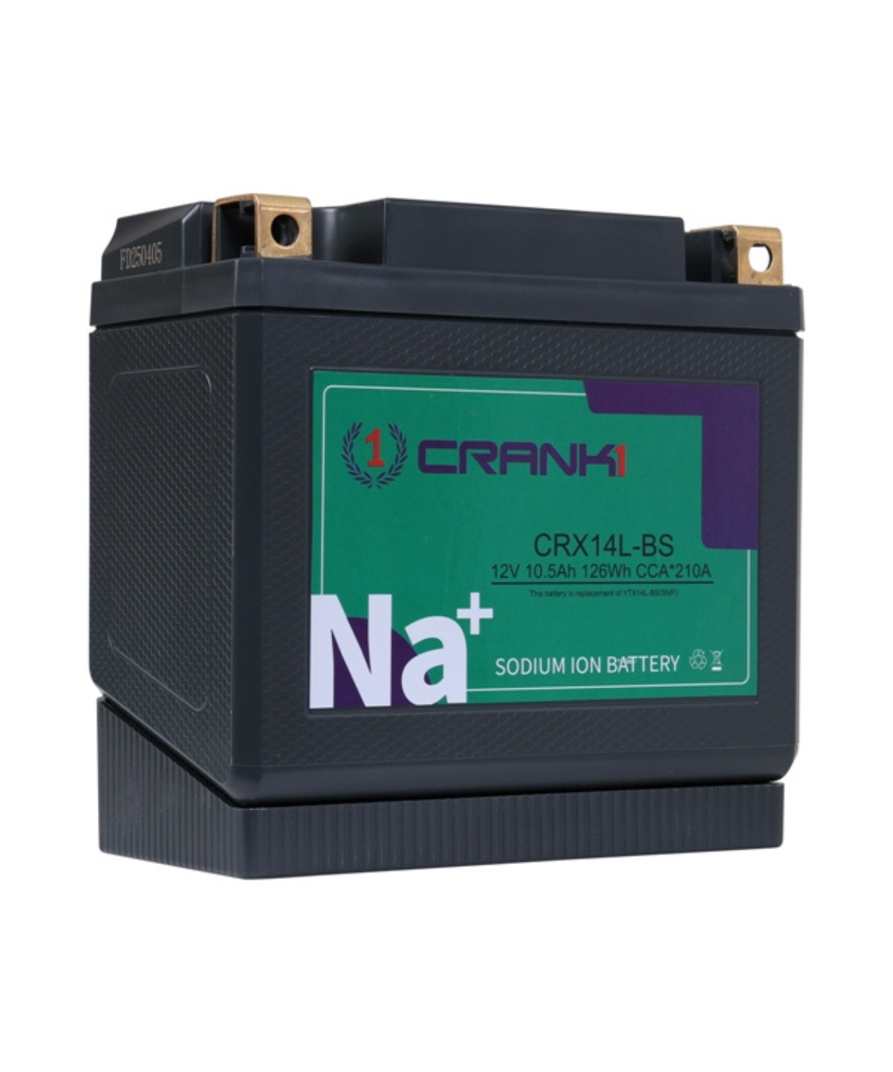 Crank1 Sodium ION Factory Activated Battery - CRX14L-BS