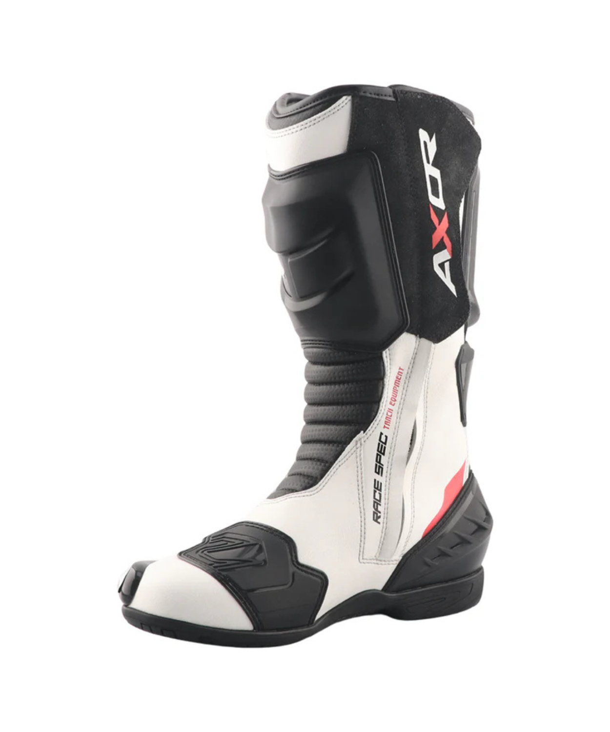 Axor Racer Tec Riding Boots - Black White Red