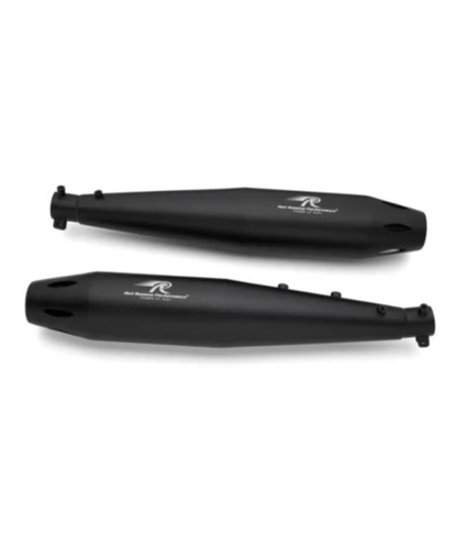 Red Rooster Performance Atlas Pro Exhaust for Royal Enfield Classic 650 - Black Matte