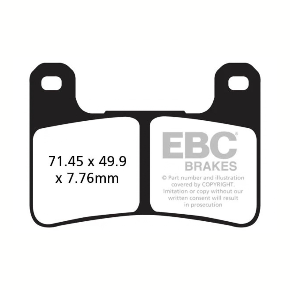 EBC Kawasaki Z1000 (2014-2020) Fully Sintered Brake Pads