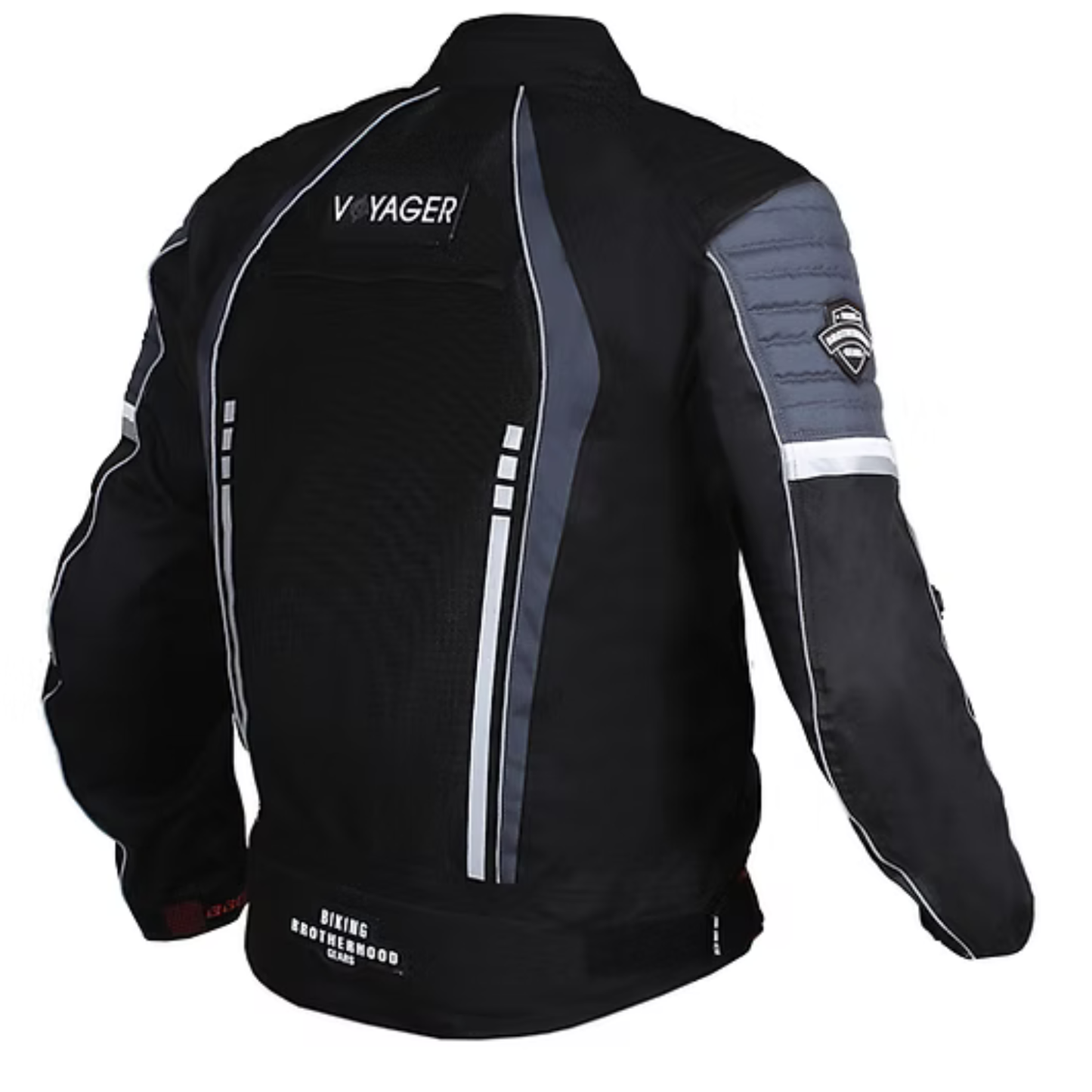 BBG Voyager Riding Jacket with Liner - Grey