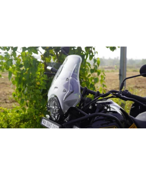 Carbon Racing WANDERER Premium Touring Windshield for Himalayan 450 – Clear
