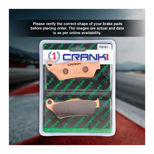 Crank1 Bajaj Pulsar 220 Fully Sintered H2 Series Brake Pads