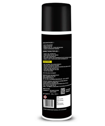 Vista Riding Gears Cleaner Foam Spray with Refreshing Mint Fragrance - 450 ml