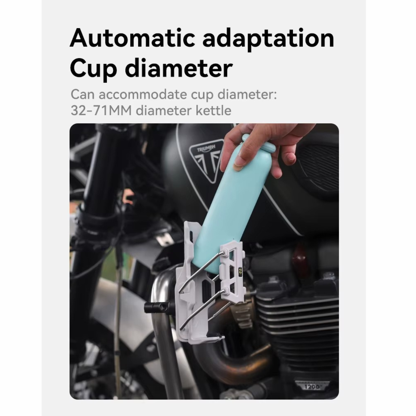 SMNU Universal Adjustable Motorcycle Water Bottle Holder