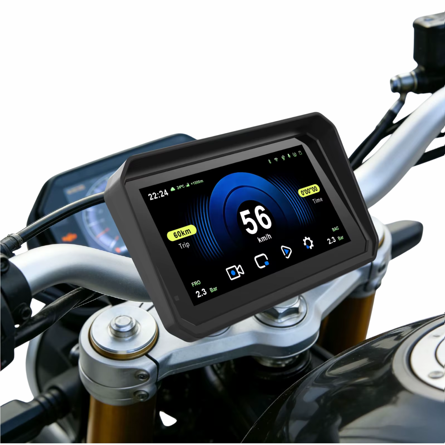 LBC Moto M3 Elite Pro Univarsal Plug and Play Navigation with TPMS