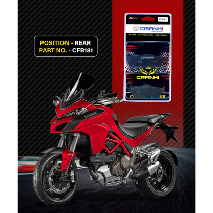 Crank1 Carbon Brake Pads for Ducati Multistrada 1200 (2015-2017)