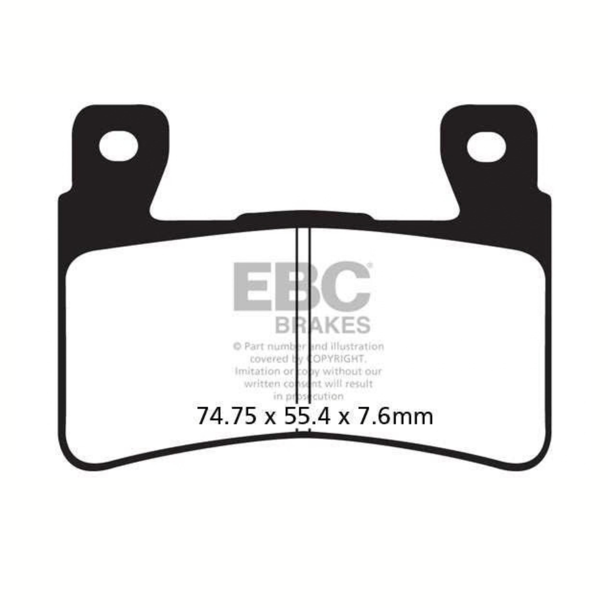 EBC Harley Davidson Softtail Classic (2018 Onwards) Fully Sintered Brake Pads - EBC Brakes