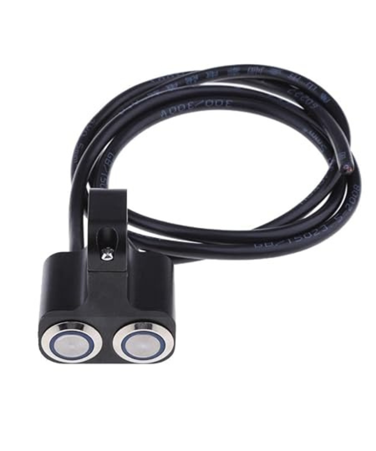 HJG Dual Push Button Control Double Aux Light Switch