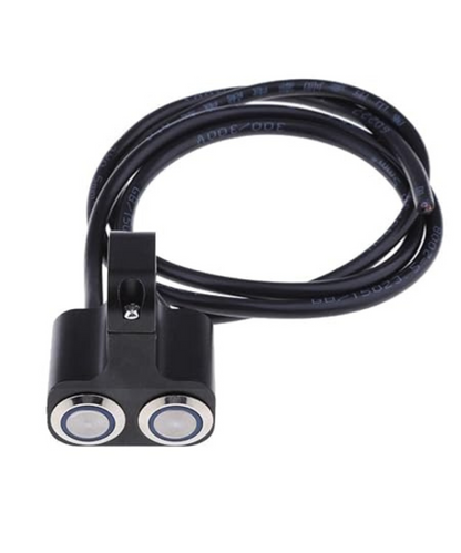 HJG Dual Push Button Control Double Aux Light Switch