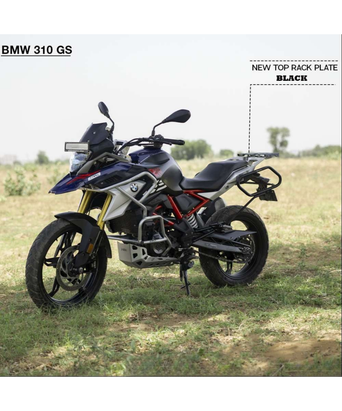 Zana BMW GS 310 / G 310 R Top Rack Plate - ZI-8103 - Zana