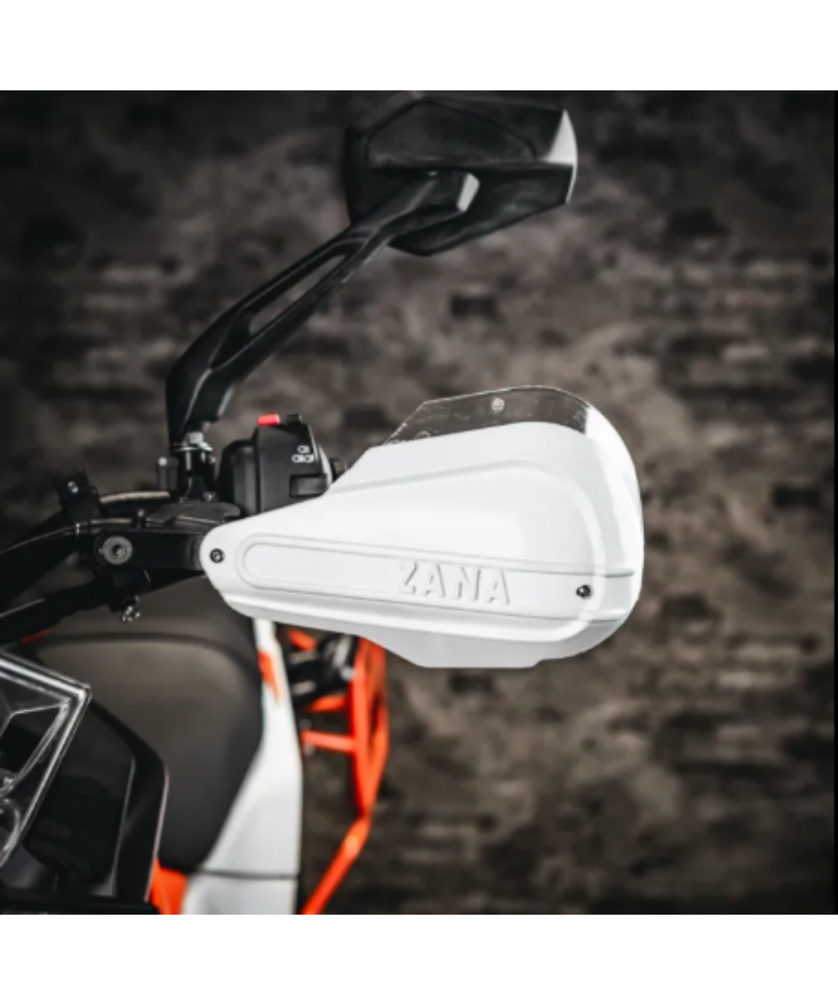 Zana KTM ADV 390 (2025) Hand Guard - White - ZI-8614-WW - Zana