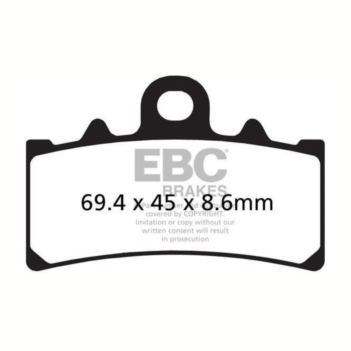 EBC KTM RC 390 (2014 Onward) Fully Sintered Brake Pads