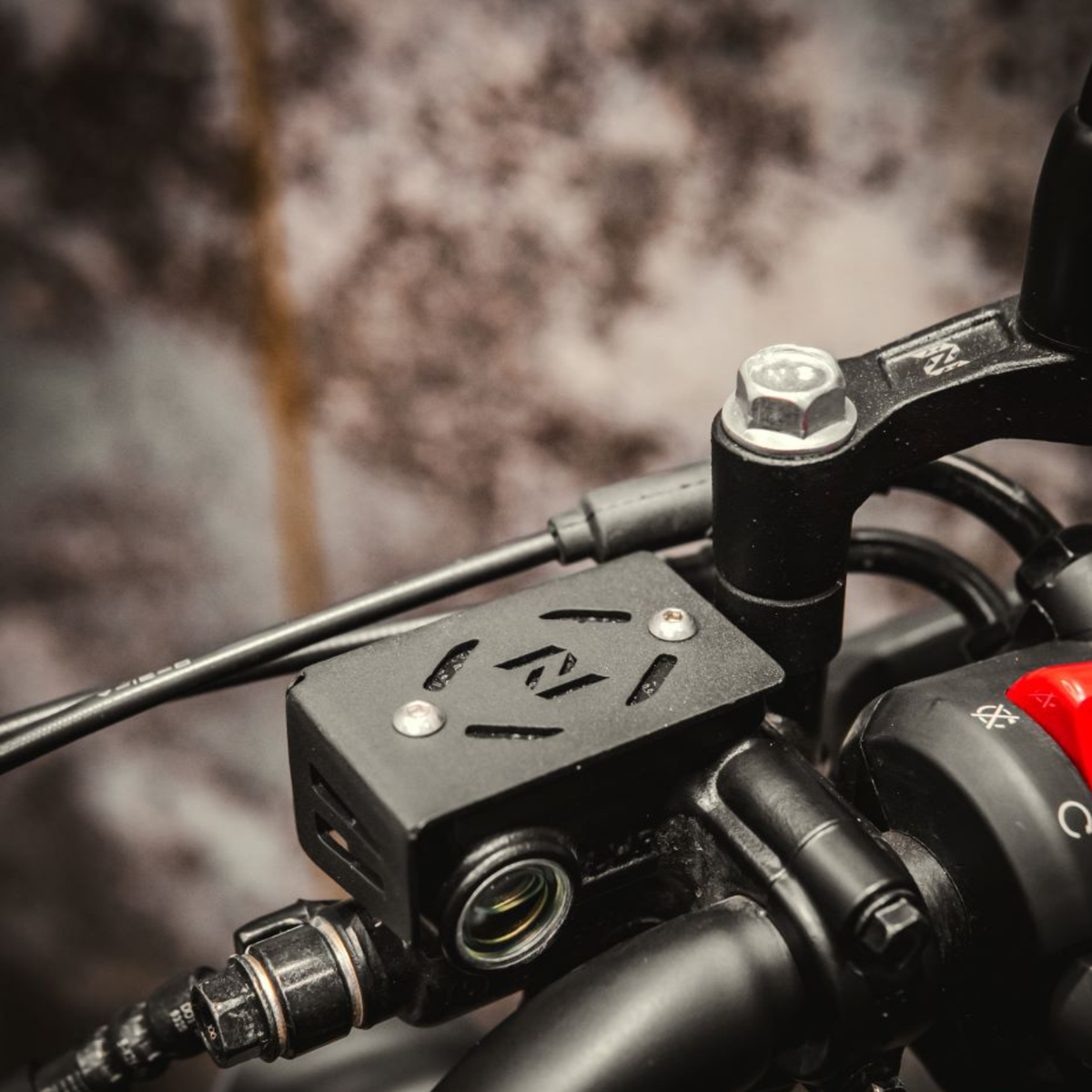 Zana Honda Rebel 500 Front Fluid Reservoir Cover - Black - ZI-8630 - Zana