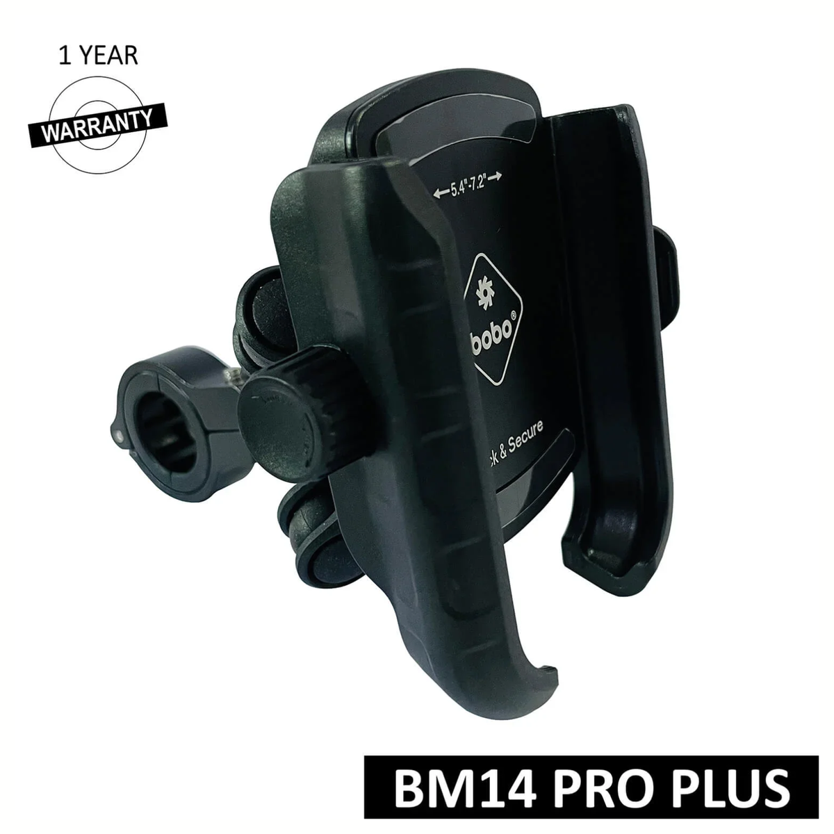 BOBO BM14 PRO PLUS Quick Release with PRO PLUS Vibration Damper Enhanced BM4 PRO PLUS Bike Cycle Phone Holder