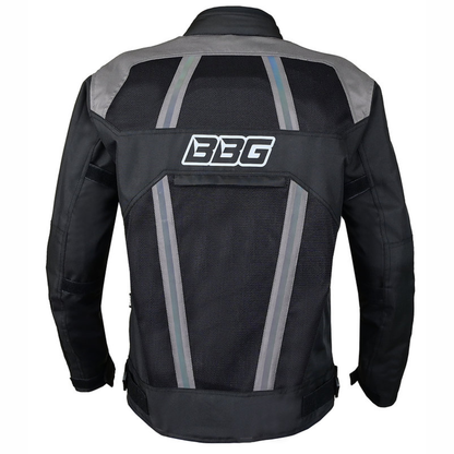 BBG Indy Riding Jacket with Rain Liner - Grey