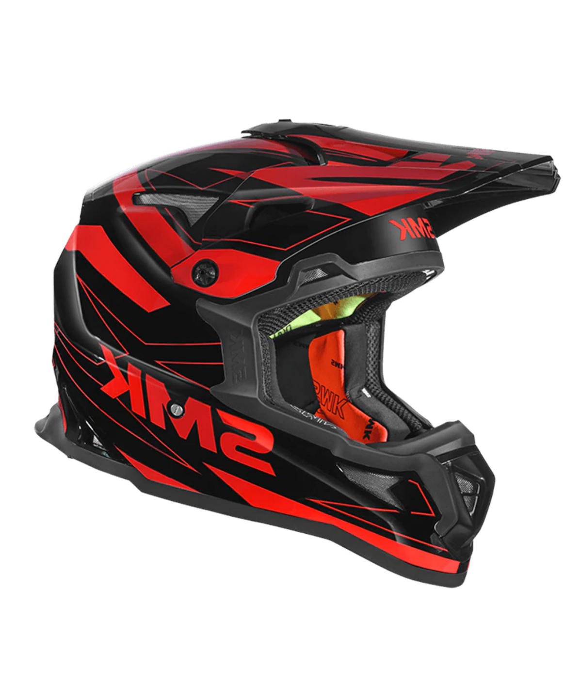 SMK Allterra Slope GRPS MA230 Full Face Helmet - Matt Black Red - SMK