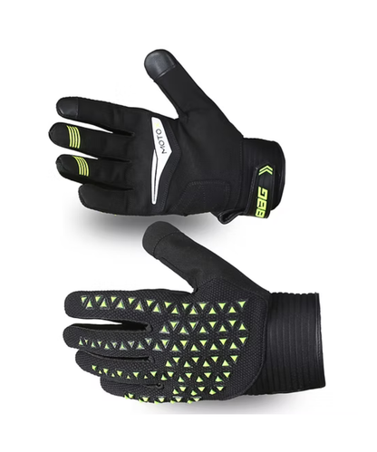 BBG Motocross Riding Gloves - Neon