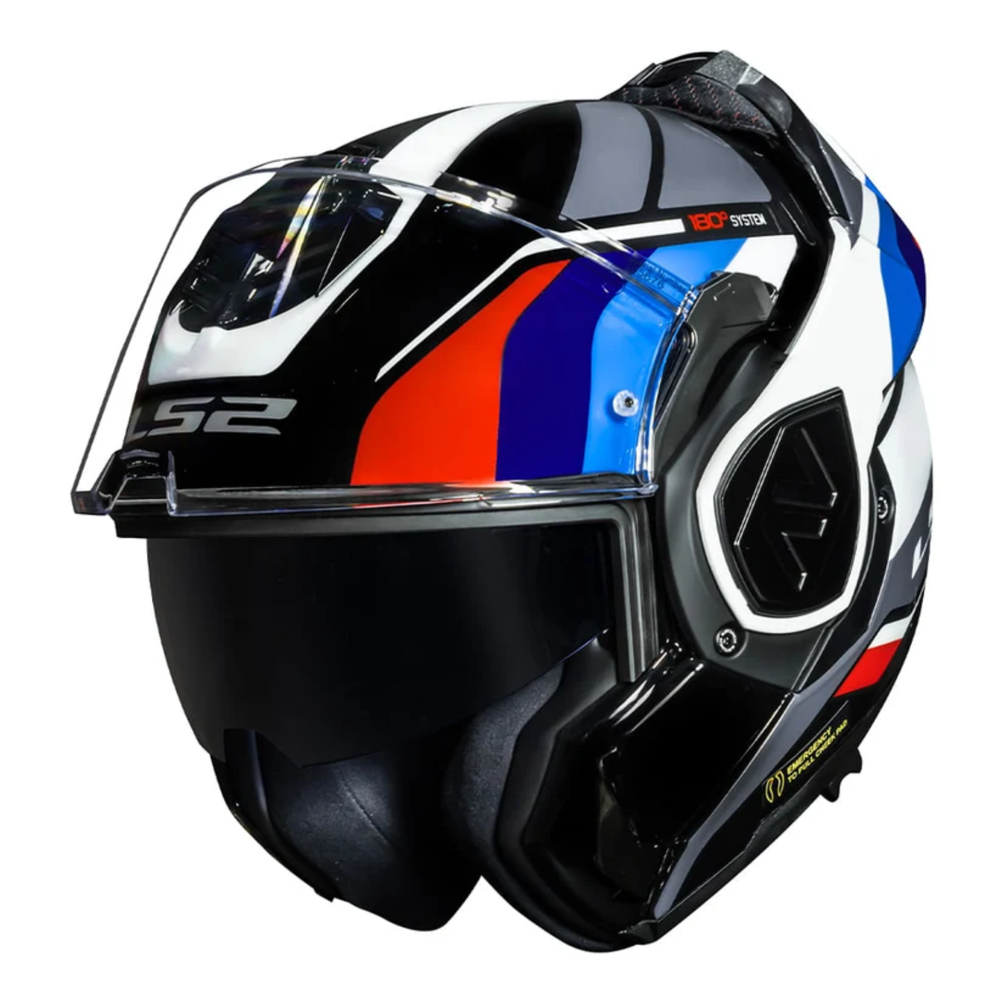 LS2 FF901 Advant Sport Helmet - Gloss Black Blue Red