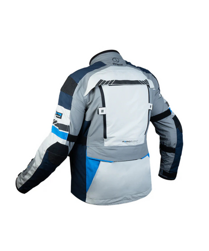 Rynox Stealth Evo 4 Riding Jacket - Arctic Blue