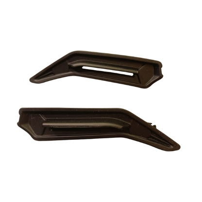 MT Hummer Helmet Small Spoilers - Pair - Matt Black