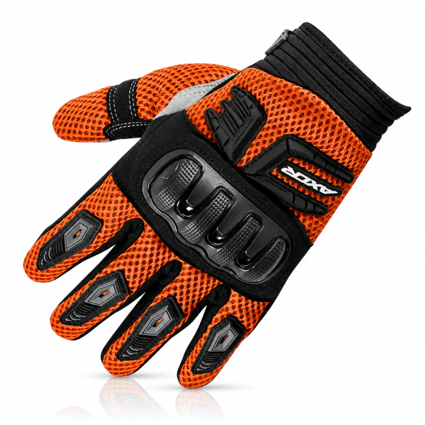 Axor Airstream Riding Gloves - Black Orange