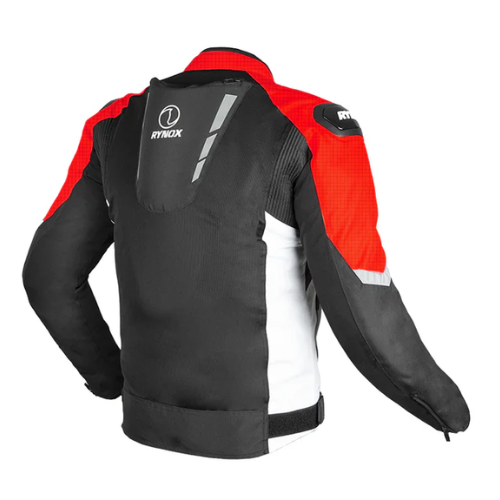 Rynox Delta GT Motorcycle Riding Jacket - Black Red