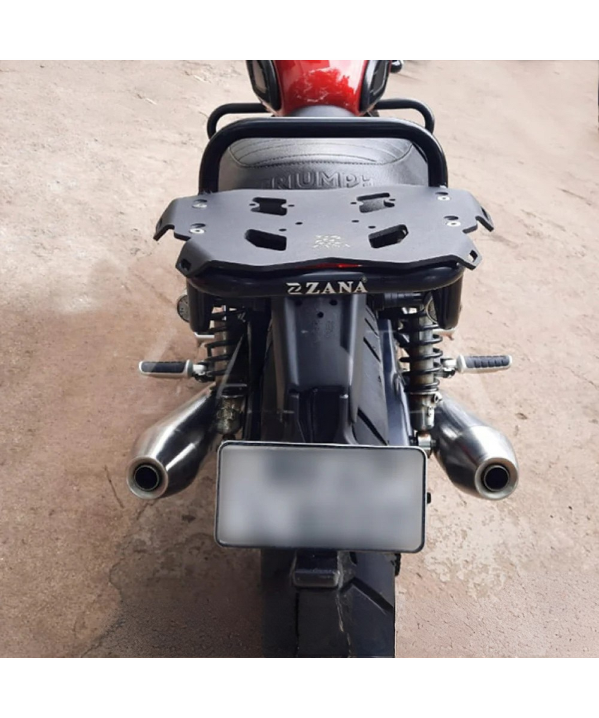 Zana Triumph Street Twin Top Rack with Plate T-1 - ZI-5100 - Zana